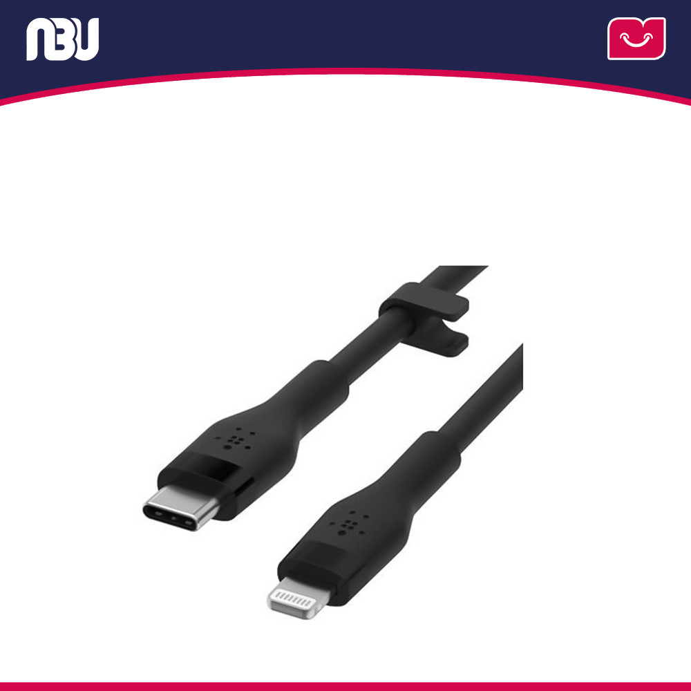 کابل تبدیل USB-C به لایتنینگ بلکین مدل CAA009bt طول 1 متر