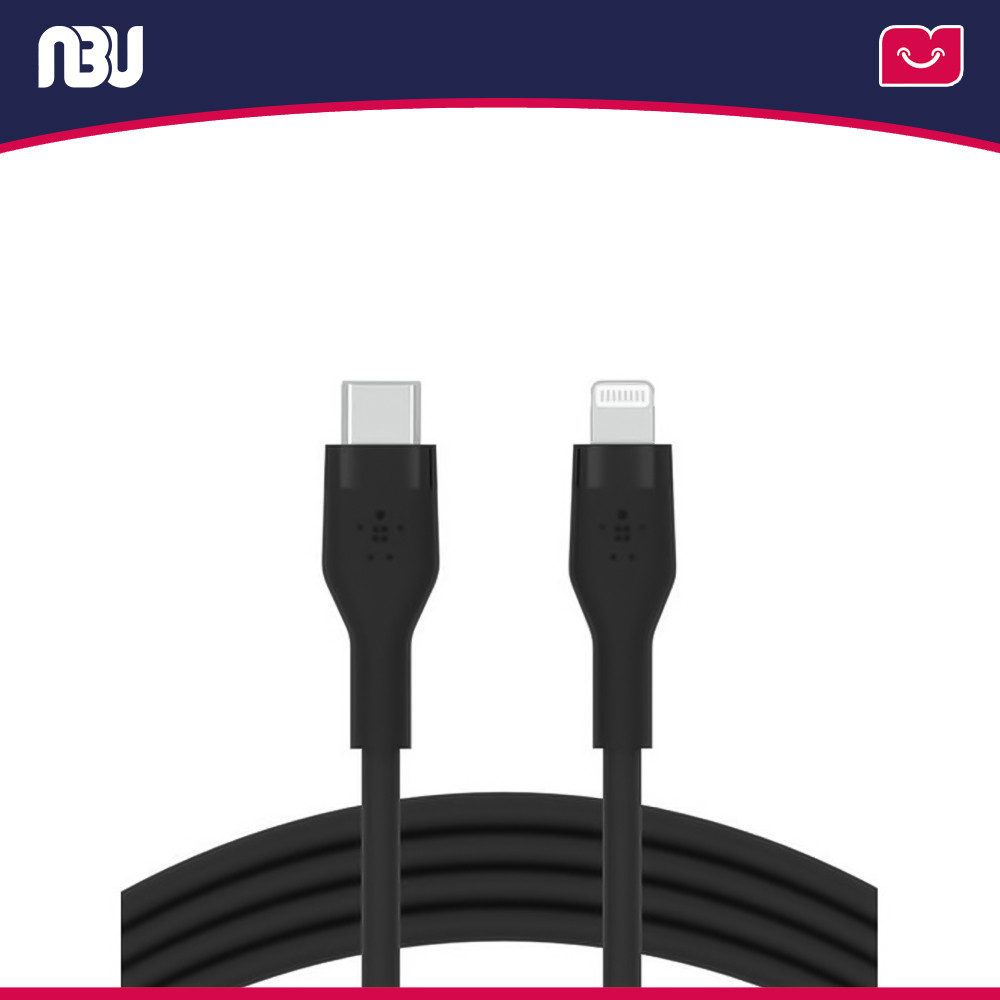 کابل USB-C به لایتنینگ بلکین مدل CAA009bt طول 3 متر