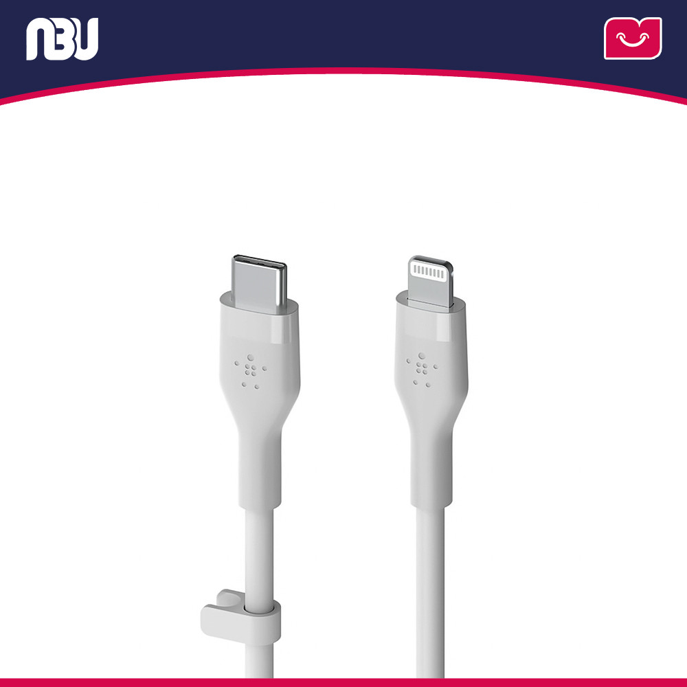 کابل USB-C به لایتنینگ بلکین مدل CAA009bt طول 3 متر