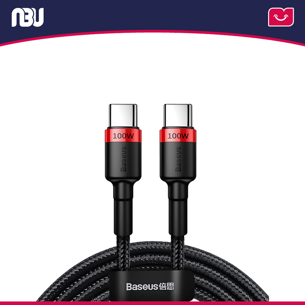 تصویر جدید کابل تبدیل USB-C به USB-C باسئوس مدل CATKLF-AL91 به طول 2 متر