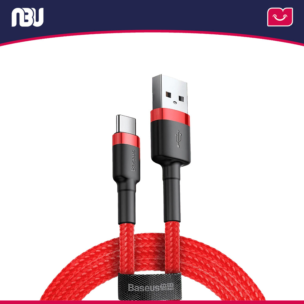 تصویر جدید کابل تبدیل USB-A به USB-C باسئوس مدل CATKLF-B09 به طول 1 متر