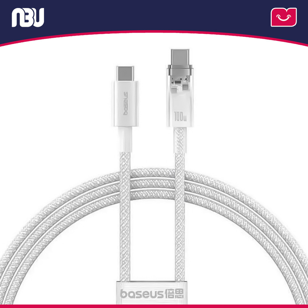 تصویر جدید کابل تبدیل USB-C به USB-C باسئوس مدل P10319703221-00 به طول 1 متر