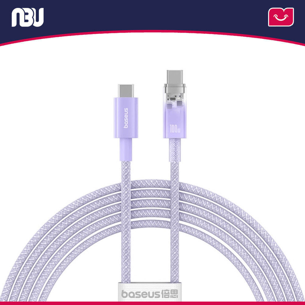 تصویر جدید کابل تبدیل USB-C به USB-C باسئوس مدل P10319703511-00 به طول 1 متر