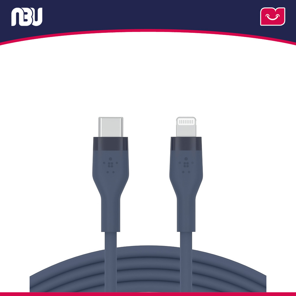 کابل USB-C به لایتنینگ بلکین مدل CAA009bt طول 3 متر