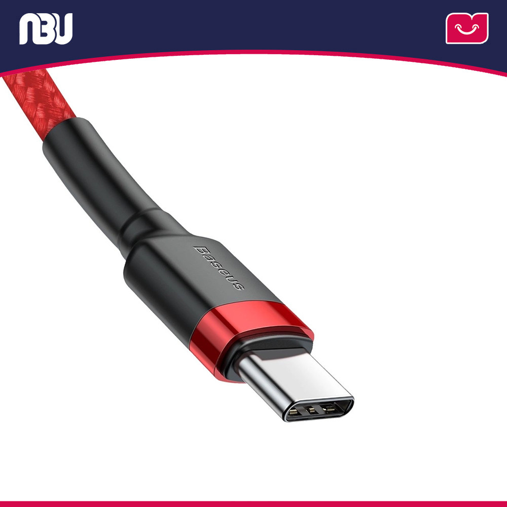 تصویر جدید کابل تبدیل USB-C به USB-C باسئوس مدل CATKLF-G09به طول 1 متر